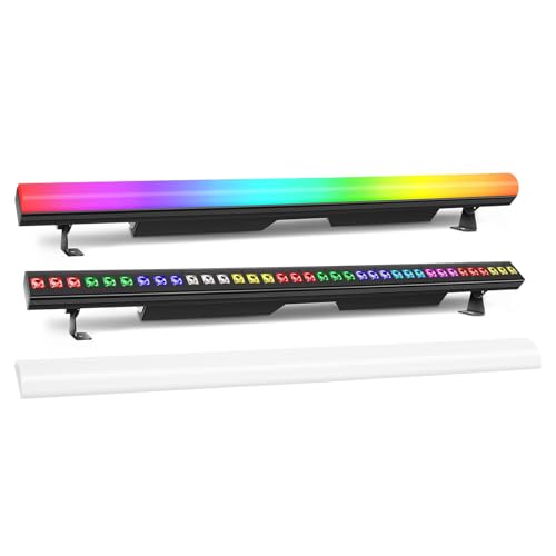ENDYSHOW LED Stage Wash Light Bar,120W 40' LED Stage Pixel Light Bar,36 RGBW LED Stage Wash Lights...
