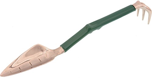 Tierra Garden Trake, Trowel and Rake Garden Hand Tool Combo, Lightweight & Durable Garden Tool with...