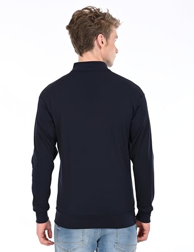 Image of HALFSPACE Men's Lycra Jacket - Lightweight Stretchable Sports & Gym Jacket with Zipper Pockets - Full Sleeve Activewear for Casual & Running