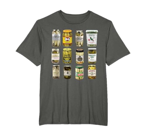 Vintage Canned Pickles Lover Funny Trendy Kleidung T-Shirt
