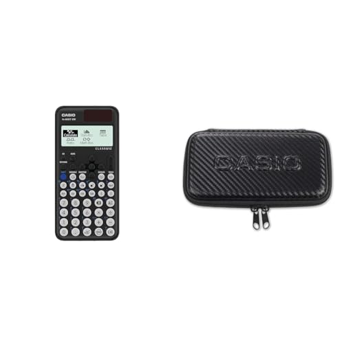 New Casio FX-85GTCW Black Scientific Calculator + Protective Case for Casio Technical Scientific Calculator Black