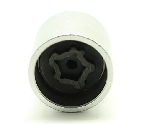 Image of TMAX 529 Wheel Lock Nut Screw Removal Key Anti-Theft Lugnut Socket S3056 for Vw Audi Vag Volkswagen Vehicles