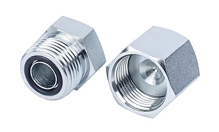 Image of 5 /8 inch ORFS Cap & Plug Kit - Dash #10 | Hydraulic Hose, Tube & Pipe Fitting | Steel O-Ring Face Seal Hydraulic Cap & Plug Set | Leak-Free ORFS Caps & Plugs