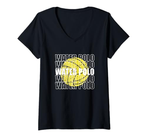 Mujer Pasatiempo de pelota de waterpolo Camiseta Cuello V