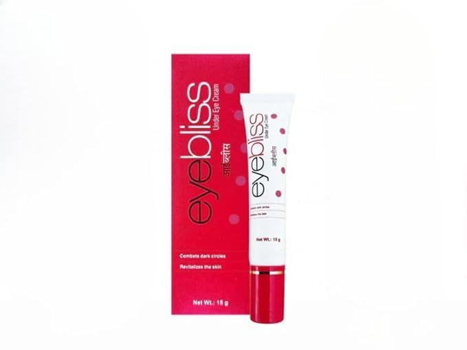 The Eye-bliss Under Eye Cream | For Dark Circles | For All Skin Type| Skin Revitalizing Formula| Soothes the under-eye area| Revitalises the skin and reduces puffiness 15g