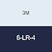 3M ESPE 6-LR-4 Stainless Steel First Permanent Molar Crown, Lower Right, Size 6-LR-4 (Pack of 5)