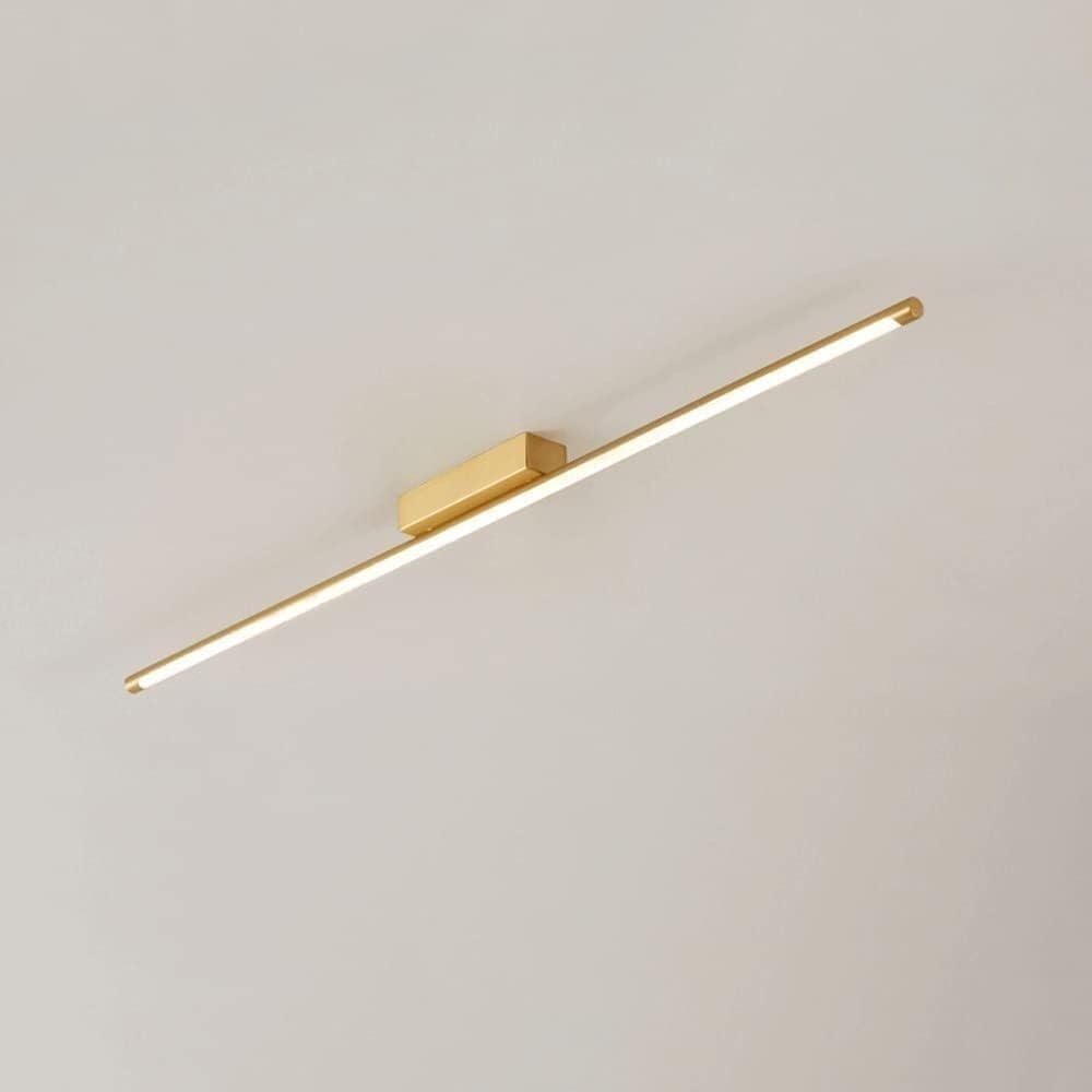 Liniowa lampa sufitowa LED, minimalistyczna, częściowo wpuszczana, do jadalni, salonu, kuchni, przedpokoju i szafy, energooszczędna