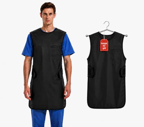 Image of 0.5mmpb Xray Lead Apron for Xray with Thyroid Shield Collar,Lead Gown,Dental Xray Shield