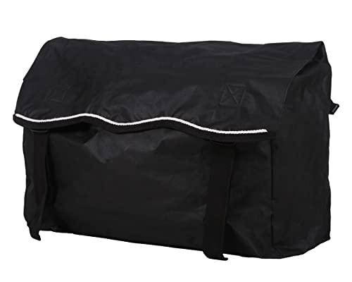 QHP Stall Packsack Luxus Utensilienbehälter schwarz
