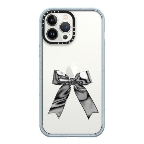 CASETiFY CpNgiPhone 13 Pro Max P[X [MILKi (4x MIL-STD-810G) / 2.5m̗NA] - Metallic Ribbon - }bgFCp[u[