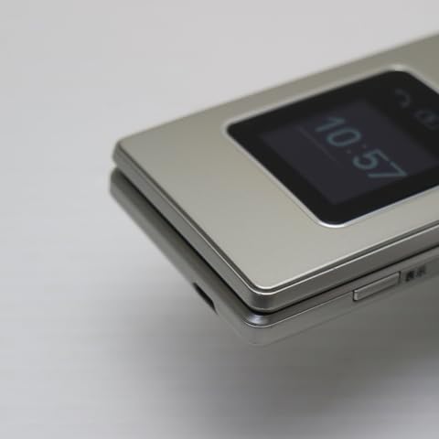 Softbank -  SoftBank かんたん携帯9（505SH）ペア SoftBank かんたん携帯9 505SH プラチナシルバー|中古ガラケー