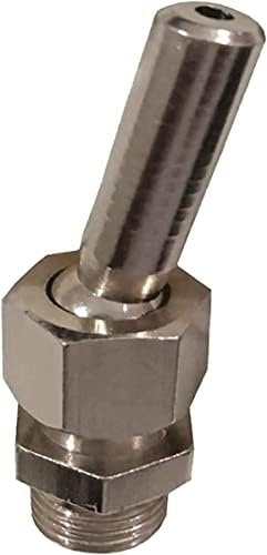 MAXAIR ¼-BSP Brass Adjustable Type Fountain Nozzle Multi Direction Ball Joint Jet Nozzle with Water Sprinkler Spray Head (Nozzle Hole 4mm Thread Size ¼ inch BSP) (Pack of 20PCS) 2