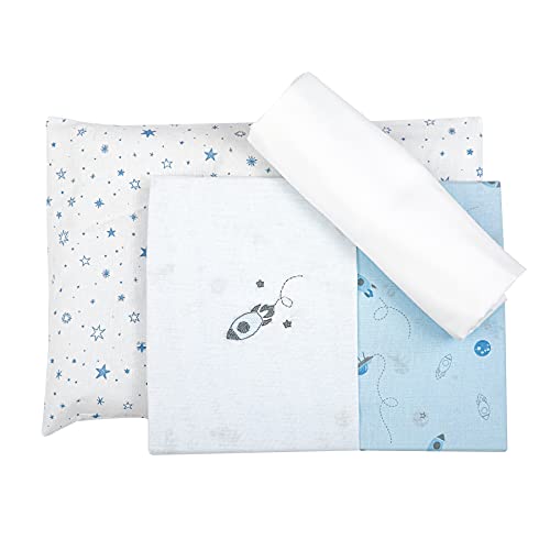 Papi Textil Jogo De Berço Papi Compose Tam Americano C/Vira Bordada Contem 03 Peças