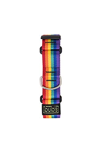 Bub´s Halsband Martingale für Windhunde Gross und mittel. Masse des Halsumfangs des Hundes: 35 – 50 cm (Rainbow)
