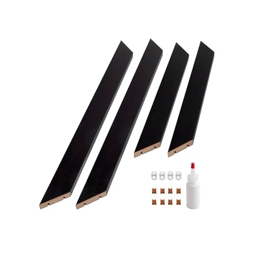 Frame My Mirror Add A Frame - Black Custom Size Mirror Frame Border Kit - Ideal for Bathroom - Moisture Resistant - Weston Design - Mirror NOT Included