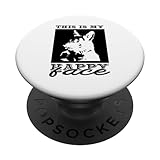 this is my happy face - divertente amante dei cani popsockets popgrip intercambiabile