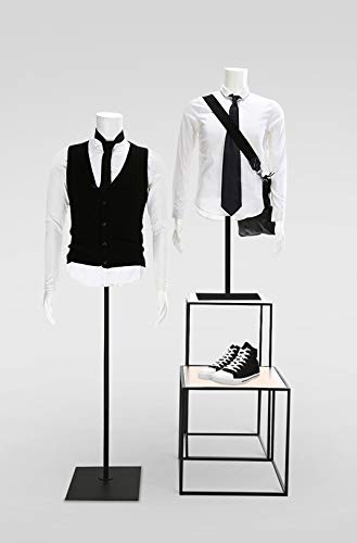 え*ょ様 透明トルソー マネキン 70cm 男性体型 透明トルソー