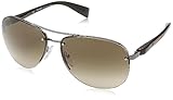prada sport schuhe online shop Protective case included PRADA SPORT Herren 0Ps56Ms 5Av6S1 62 Sonnenbrille, Grau (Gunmetal/Brown Gradient)