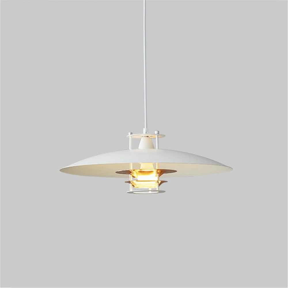 Suspension vintage E27 soucoupe pour éclairage bar et décoration de salle à manger chic