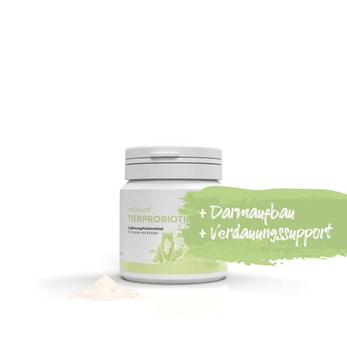 vetvisan TIERPROBIOTIKUM, 100g – Bakterienkultur-Komplex mit 2 wissenschaftlich ausgewählten,...