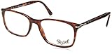 Persol PO3189V Square Prescription Eyeglass Frames, Havana/Demo, 55 mm