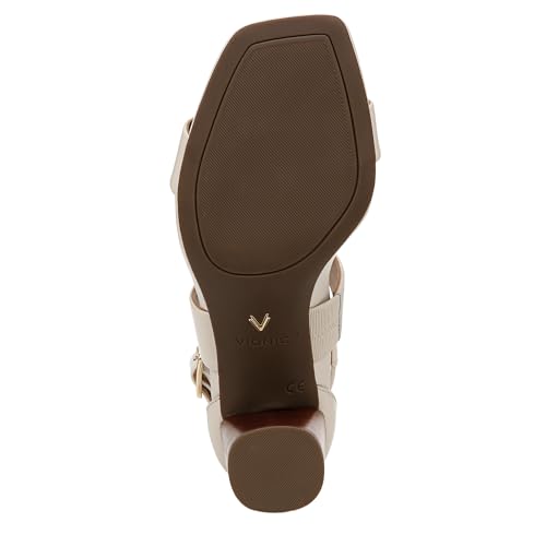 Vionic Women's Napa Marsanne Strappy Heeled Sandal- Ladies Buckle Ankle Heel with Concealed Orthotic Support, Sizes 5-12 Med & Wide3