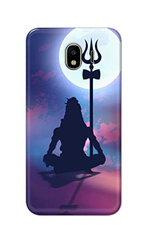 Image of Printed Hard Back Cover Case for Samsung Galaxy J4 Back Cover (Lord Shiva) -1302