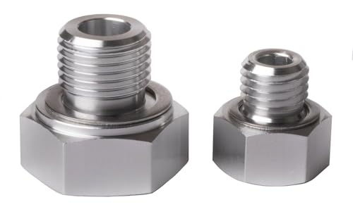 LS Swap Oil Pressure Sensor Adapter M16 1.5 & M12 1.5 to 1/8 NPT for All GM LS Engines LS1 LSX LS3 4.2L 4.3L 4.8L 5.3L 6.0L 6.2L