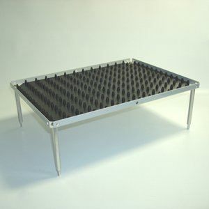 Globe Scientific 520-SDM Accessory for Nutating Mixer and Blot Mixer, Stackable Platform with Dimpled Mat, 10.5" x 7.5" Size, 1.75 mm Height, 8.5 mm Wide, 11.5 mm Length