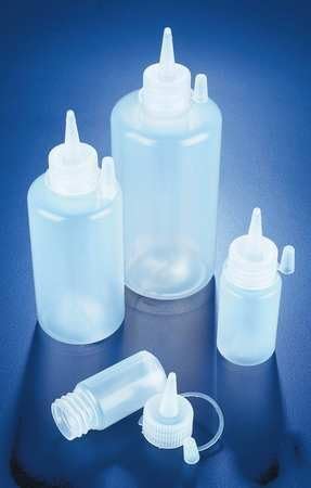 Dispensing Bottle, Round, LDPE, 60mL, PK10