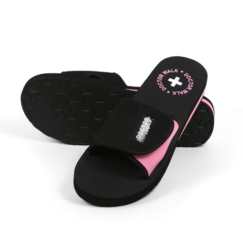 Doctor Walk Flip Flop for Women | Soft Comfortable | Breathable | Fashionable | Stylish | Trendy | Super Soft | Lightweight | Anti-Slip Sole | Indoor & Outdoor | (DW-029)(Pink)