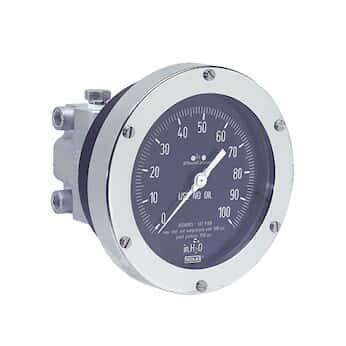 WIKA 4376001 Wika 4.5" Differential Pressure Gauge, 0-200"WC