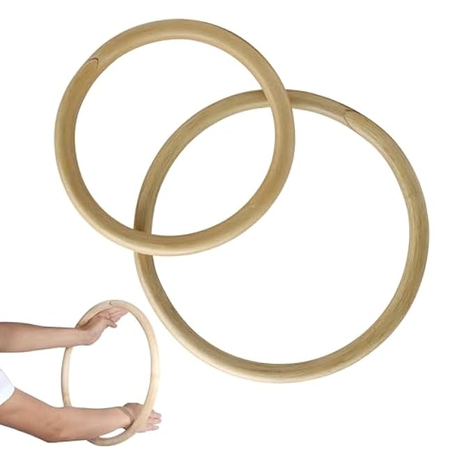 ZooBoo Wing Chun Rattan Rings 2-Pack¨C9+11 Traditional Kung Fu Training Rings for Martial Arts Practice, Arm Positioning, Strength Conditioning