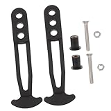 Happyyami 2Stücke Teleskop Bootsleiter Gurte mit Verstellbaren Löchern Strapazierfähige und Flexible Sicherungsbänder für Schiffe und Yachten