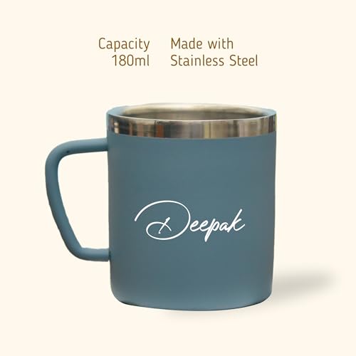 Image of YOUR GIFT STUDIO Customized Diary Gift Set | Personalised Diary, Card Holder, Keychian, Pen, Stainless Steel Mug and 750ml Bottle Personalized Gift for Birthday, Anniversary and Corporate (Grey)