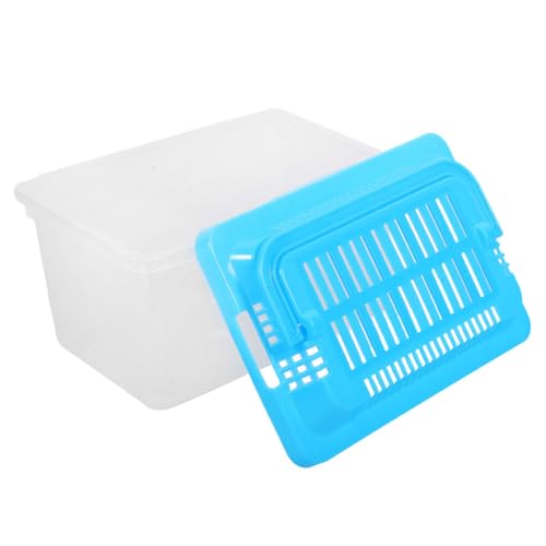 Healifty 輸送 ボッ 餌 持ち ージャー 水槽 爬 ケージ