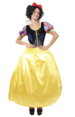 Carnavalife, Disfraz de Princesas, Blancanieves, Aurora, Tiana, Bella, Rapunzel, Vestidos Traje para Fiestas, Carnaval, Halloween, Cumpleaños, Talla S, M, L para Mujer (PZ9034, L)