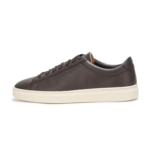 Image of BOSS Men's Kieran Smooth Leather Tennis Sneaker