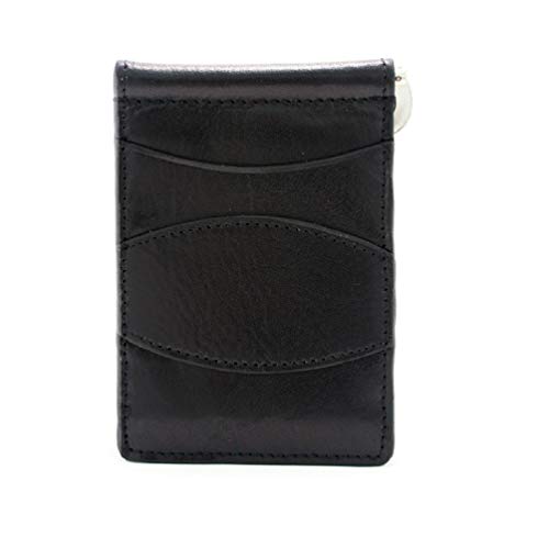 Storus Razor Wallet, Slim Leather Wallet w/Metal Cash Clamp for Removal of 1 Dollar at a Time2
