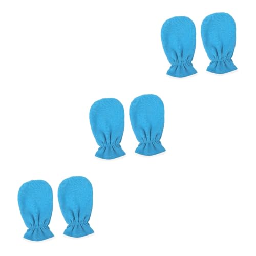 POPETPOP 3 Pairs Hand Moisturizing Gloves Spa Glove Moisture Mittens for Dry Hands