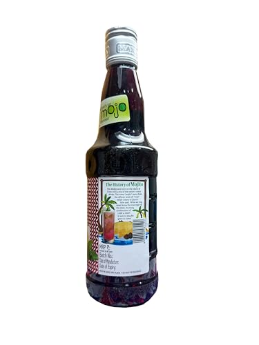 Image of Manama Raspberry Mojito Flavoured Syrup for Mocktails & Cocktails, 500ML