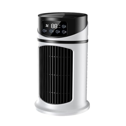Enfriador de ambiente,Ventilador Humidificador Refrescante | 3 Velocidades con Luz LED Ideal para Exterior Casa Oficina Camping Habitación de Niños Dormitorio