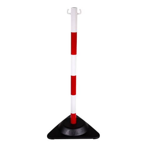 Poteau de balisage X-POST rouge blanc pour empêcher les accès interdits - 2