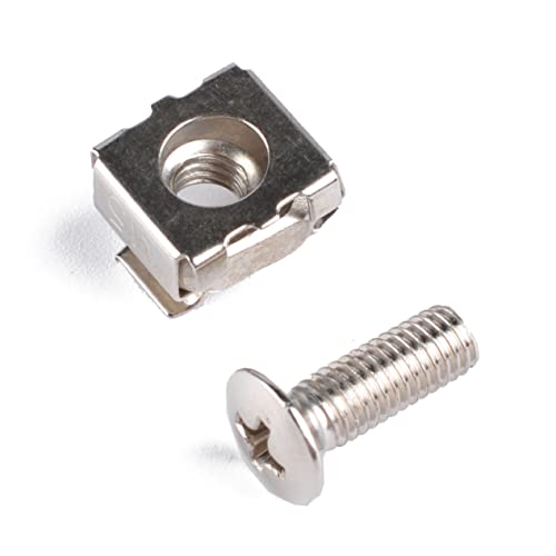 2 Conjuntos Porcas Gaiola e Arruela Porcas e Parafusos De Caixas Parafusos De Rack De Servidor Porca