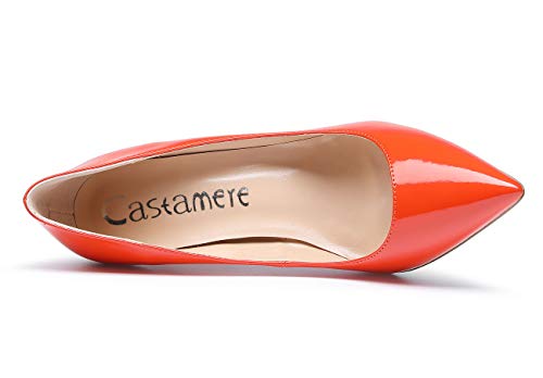 Image of Castamere Womens High Heels Pointed-Toe Slip-on Stilettos Pumps 4Inch Heel Shoes