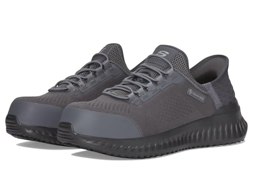 Image of Skechers Men's Tilido Troxin ESD Composite Toe Bungee Slip-On Work Shoe