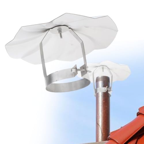 Chapeau de cheminée RichVibe acier inoxydable avec base - 7