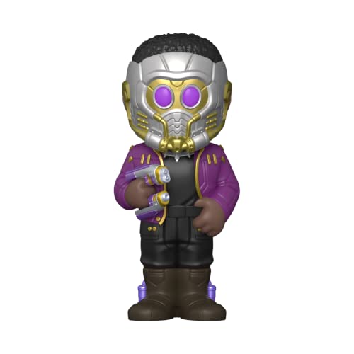 Funko Vinyl SODA: Marvel Friday What If, Starlord T'Challa, 1/6 Odds for Rare Chase Variant, Collectable Vinyl Figure - Image 3