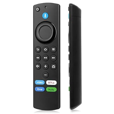 Replacement Voice Remote for FireStick 4K (1st/2nd Gen/Max/Plus/Select), Stick (2nd/3rd Gen/Lite/HD), TV Cube (1st/2nd/3rd Gen), Fire Smart TV 3rd Gen, Insignia/TCL/Pioneer Smart TVs