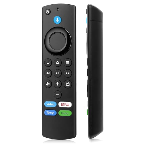 Image of Replacement Voice Remote for Fire Stick 4K (1st /2nd Gen /Max /Plus /Select), Stick (2nd /3rd Gen /Lite /HD), TV Cube (1st /2nd /3rd Gen), Smart TV 3rd Gen, Fire Insignia /TCL /Pioneer Smart TVs